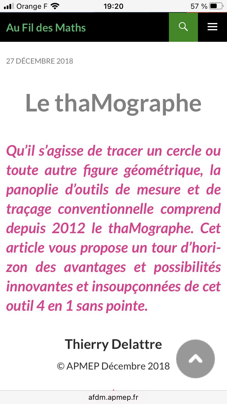 Réduction confortable Ventes LE THAMOGRAPHE en 2022