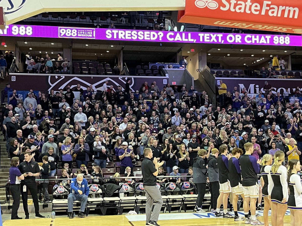 J_SMITH_ENT's tweet photo. Trojans fall 53-33 in the MSHSAA Class 6 Semifinals. @TBHS_Boys_Hoops will take on Jackson tomorrow at 10AM. 

Let’s show up tomorrow and show the same love we showed our guys today as we look to end this great season with a win! https://t.co/ejBhVdrnU9