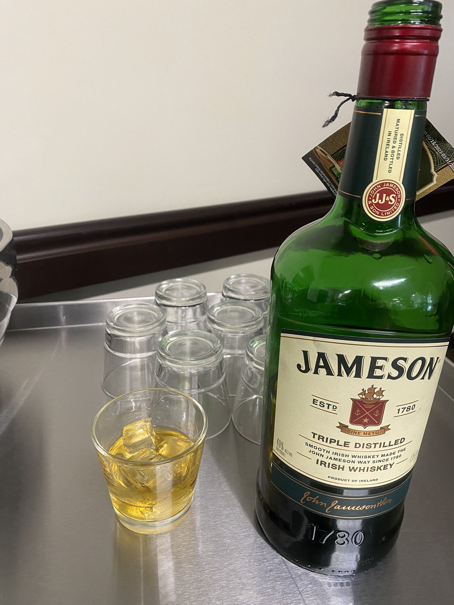 ChefChrisRajner's tweet image. @LakesOfSylvania We served the only part of a #StPattysDay lunch that matters @jamesonwhiskey on the rocks! @TrilogyLiving #TheTrilogyDifference #TrilogyChefsRock