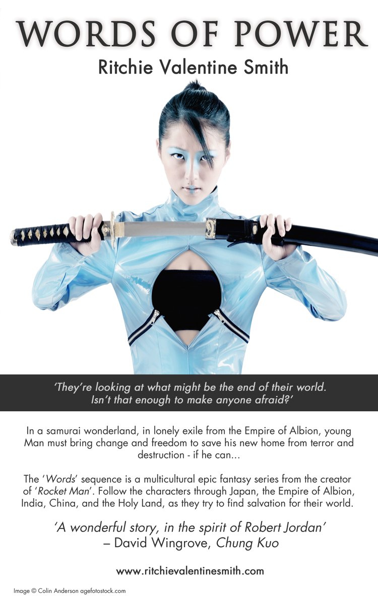 Since you ask...
ritchievalentinesmith.com
A powerful Japan-set fantasy, dark and serious