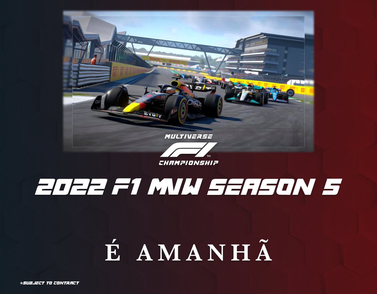 F1MVWChamp's tweet photo. A ESPERA ACABOU !!!

Amanhã as 14h30 vamos dar início a nossa Season 5 da F1 MVW Championship

📹: https://t.co/9ColjZWRqa https://t.co/rDGTPwc3BW