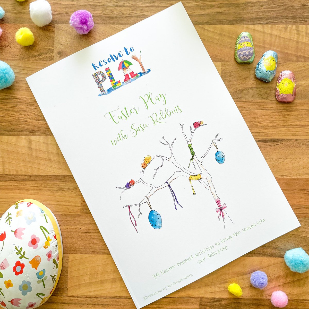resolvetoplay's tweet photo. Twitter Land, it’s been a while! Let me share Easter Play, hot off the print. Jam-packed with play ideas that support learning but most importantly facilitate connection between adults and children. https://t.co/9VVf2K0KGj https://t.co/tCbqhmNKBW
