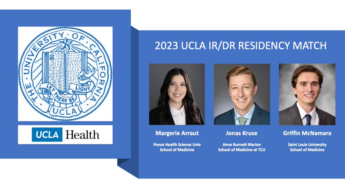 Edward Wolfgang Lee (@edleeuclair) on Twitter photo Finally, my very FIRST tweet!!!
I'm super excited to announce our next superstar Interventional Radiologists to join us at UCLA!! CONGRATULATIONS!!! to <a href="/MargerieArraut/">Margerie Arraut</a> <a href="/Jonas__Kruse/">Jonas Kruse, MD</a> <a href="/GriffMcNamara/">Griffin McNamara, MD</a>! We will make you the best IR in the world!!! <a href="/uclaVIR/">UCLA IR</a> <a href="/RadiologyUcla/">UCLA Radiology</a> <a href="/dgsomucla/">David Geffen School of Medicine at UCLA</a> Finally, my very FIRST tweet!!!
I'm super excited to announce our next superstar Interventional Radiologists to join us at UCLA!! CONGRATULATIONS!!! to <a href="/MargerieArraut/">Margerie Arraut</a> <a href="/Jonas__Kruse/">Jonas Kruse, MD</a> <a href="/GriffMcNamara/">Griffin McNamara, MD</a>! We will make you the best IR in the world!!! <a href="/uclaVIR/">UCLA IR</a> <a href="/RadiologyUcla/">UCLA Radiology</a> <a href="/dgsomucla/">David Geffen School of Medicine at UCLA</a>