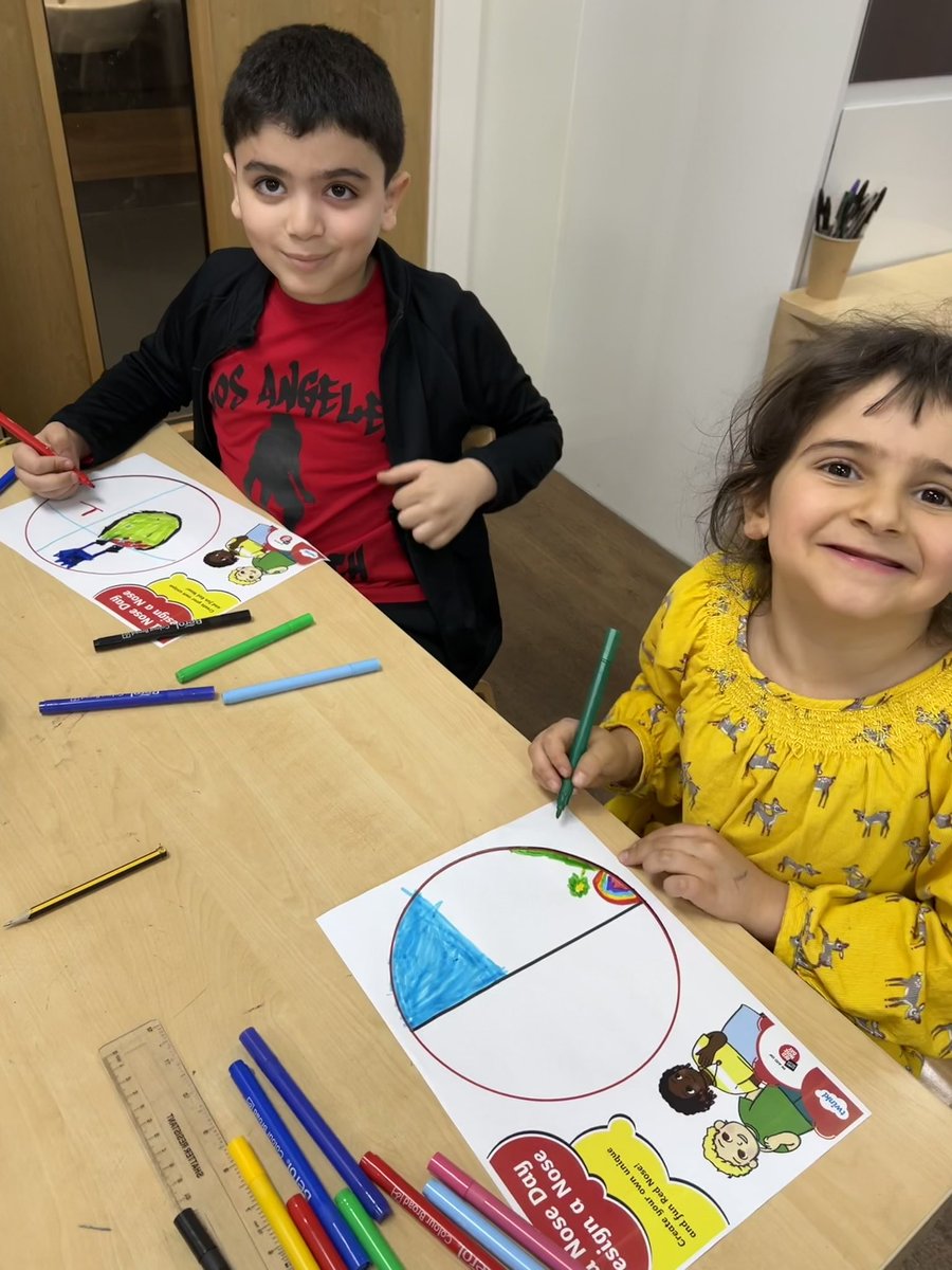 SmithdownPrimY2's tweet photo. 2SR enjoyed creating their own red noses for Red Nose Day 2023! As well as completing word searches in the spirit of raising money for Comic Relief! A big thank you to parents, carers and guardians who donated money towards the bake sale today!#RedNoseDay2023 #Smithdownextra #2SR https://t.co/inC9ow3Ump