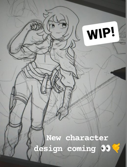 New oc in progress 👁️ 