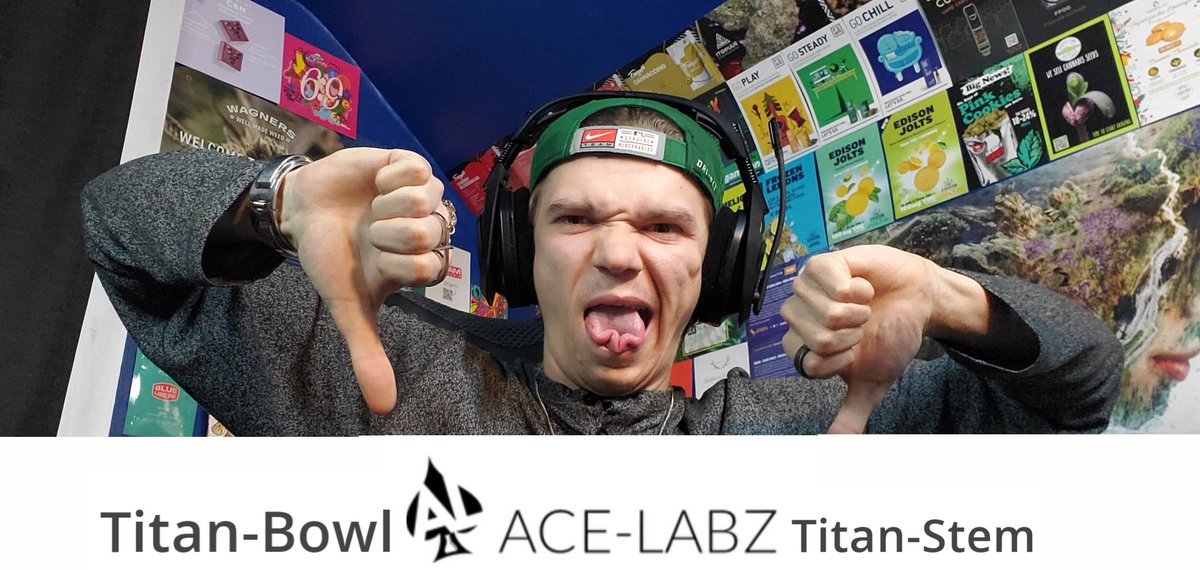 ChillTokes's tweet photo. Hey, there is this company called @Acelabz Also known as Titan-Stem &amp; Titan-Bowl. These people don't deserve you! They have officially blocked me. Please go have a look at the video on YouTube as I do give more details! Likes &amp; shares would be very appreciated! #AceLabz #horrible https://t.co/5ETdX1cper