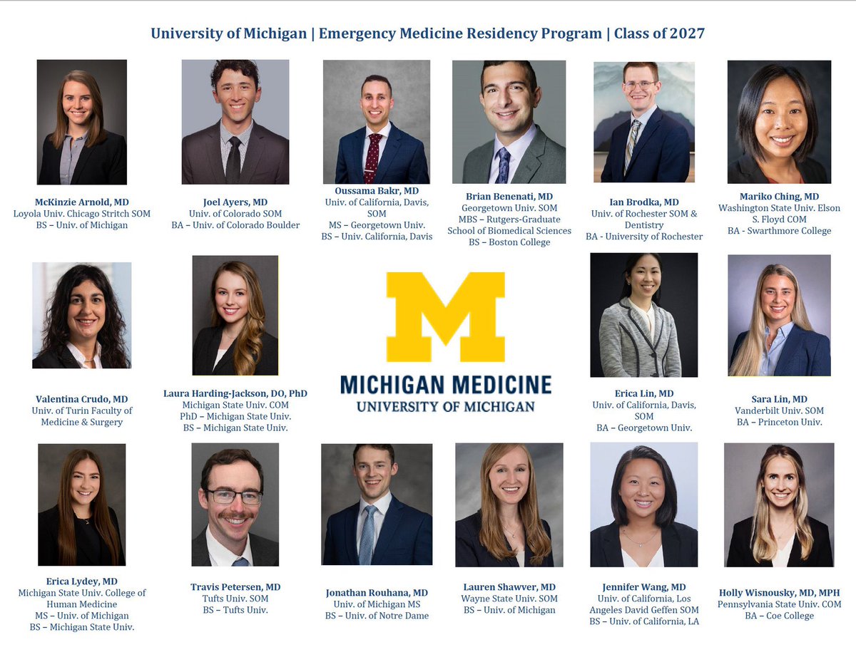 Welcome to the fam class of 2027! Go blue! #Match2023