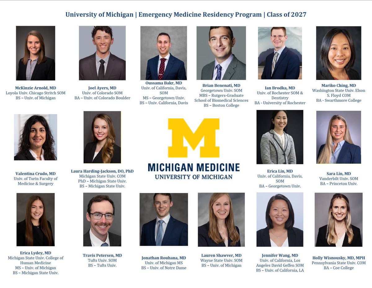 UMich EM Residency tweet media