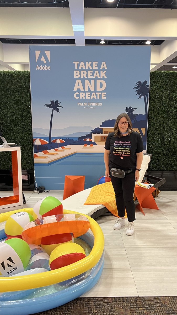 seqhsmc's tweet image. Having too much fun at the Adobe booth and in the sessions in Mesquite G!  #springcue23 @TheTechProfe #adobeexpress @adobeforedu #adobeexpress @adobeforedu