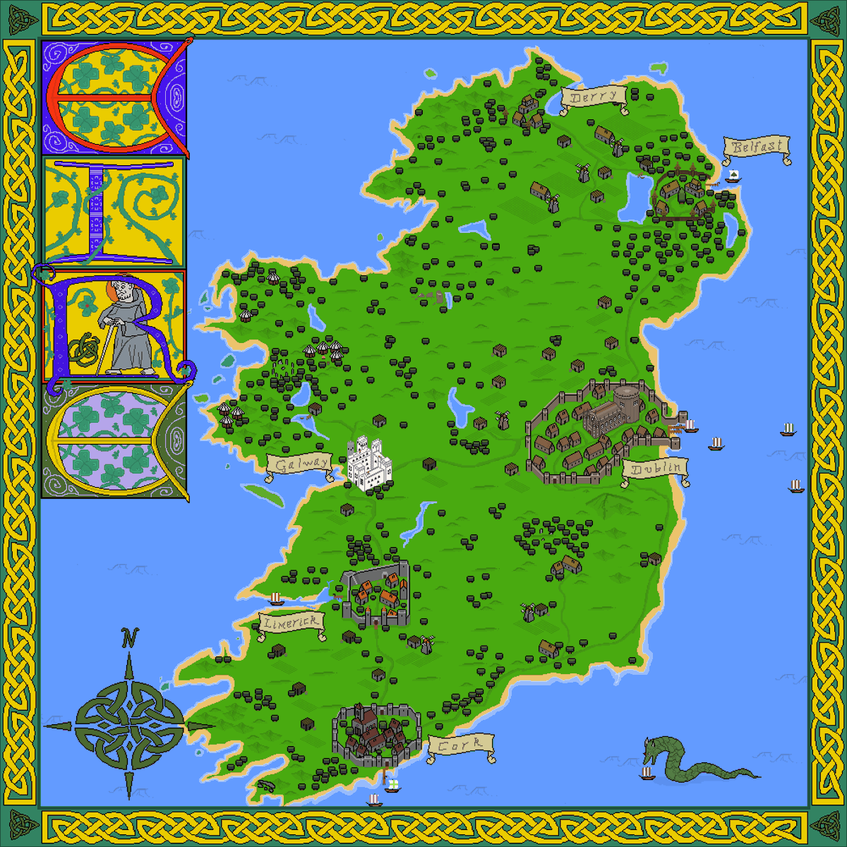 preselectlee's tweet image. A year late entry to the contest! Eire by Preselectlee #pixilart #pixelart #pixilartapp /art/eire-472634eb48a3