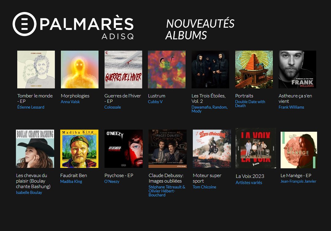 Adisq tweet media