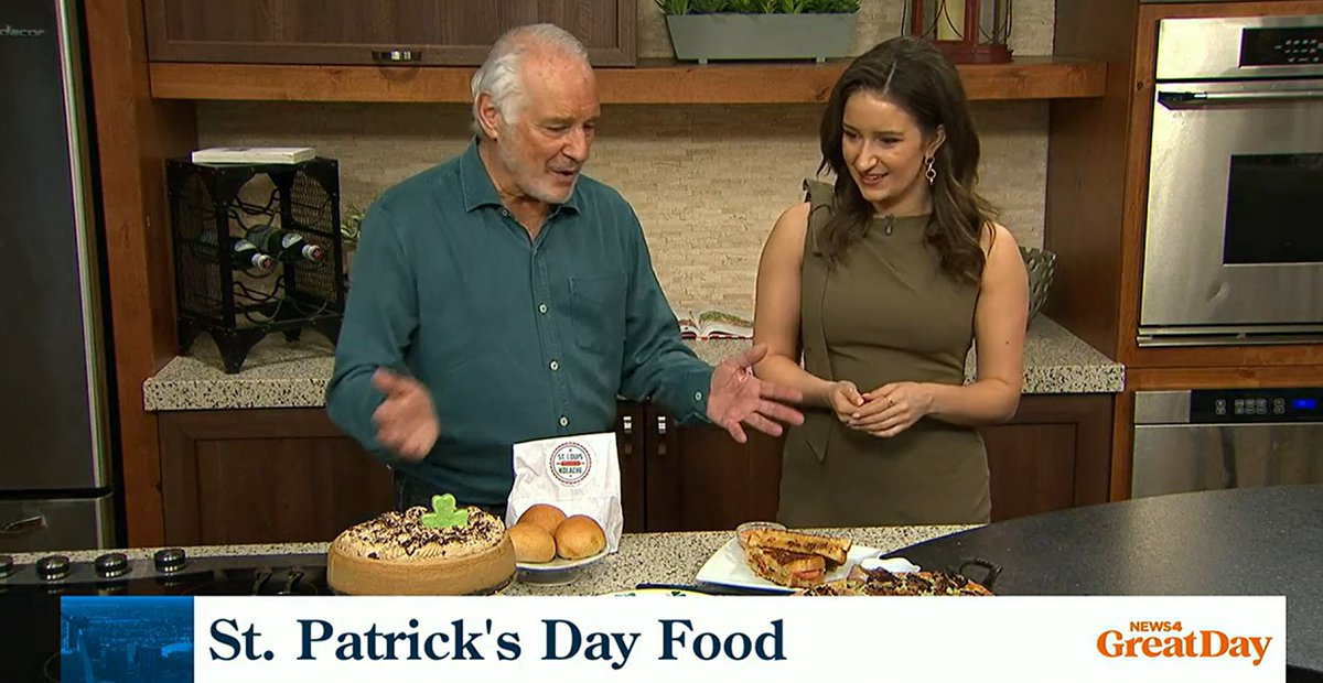 It wasn't all corned beef &amp; cabbage this morning on <a href="/KMOV/">KMOV</a> 's Great Day. Thx @STLkolache,  <a href="/stevesmeltdown/">Steve's Meltdown - Elevated Grilled Cheese</a>, #commonwealth , #hankscheesecakes. kmov.com/video/2023/03/…