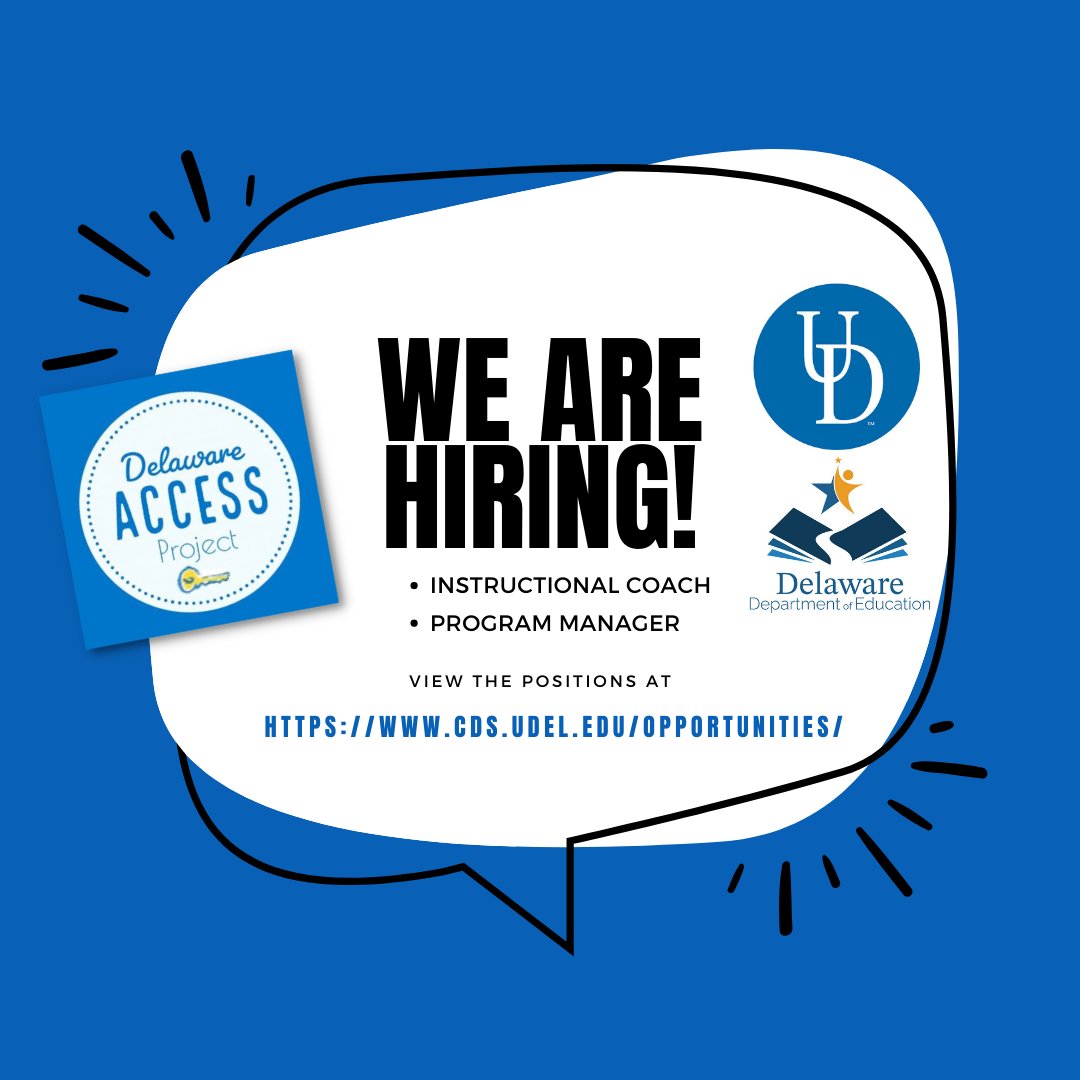 🍀🌈 Happy Freckled Friday 🍀🌈

Considering new opportunities? Check out some of our open positions at:
cds.udel.edu/opportunities/