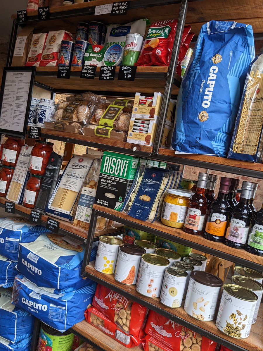 New DELI 🇮🇹 open at the pizzeria.
From '00' Flour  | Fior Di latte 🧀 and San Marzano 🍅....To fresh Cannoli, Nana's homemade Tiramisu, sliced Italian meats and pasta.....Open when the pizzeria is.