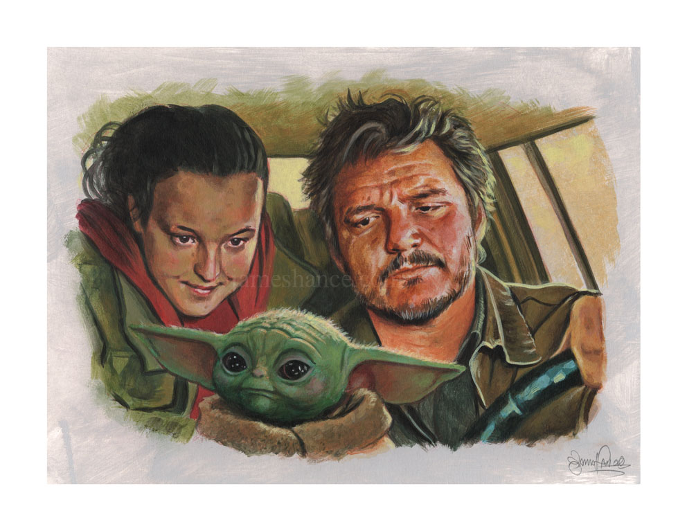 JimJeroo's tweet photo. "Three Of Us Riding Nowhere" - Original painting and a run of signed prints on https://t.co/nfiYjXJMfQ right now♥️

Thanks for your kindness, as always!

#TheLastOfUs
#TheMandalorian https://t.co/xj3sqgHOE5