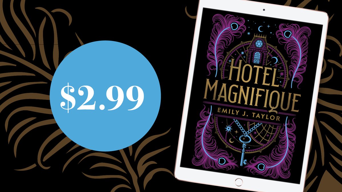 eBook deal 🚨 This enchanting fantasy from @emilycanwrite follows seventeen-year-old Jani as she uncovers the deeply disturbing secrets of the legendary Hotel Magnifique. 🧳