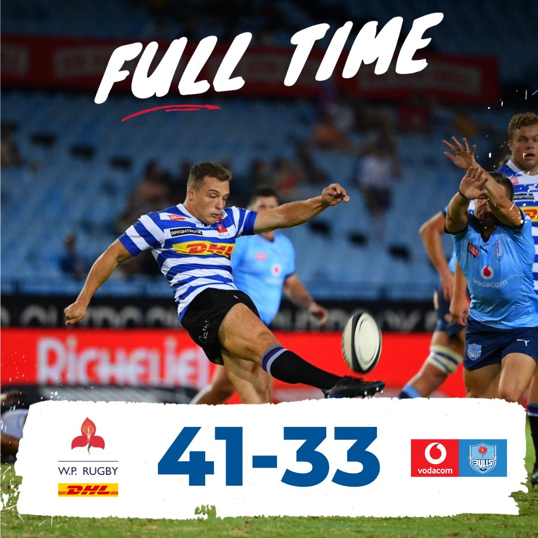 That's a full house of five points at Loftus, making it back-to-back wins to start the Currie Cup. What a performance from the 🔵⚪️ #wpjoulekkerding #dhldelivers