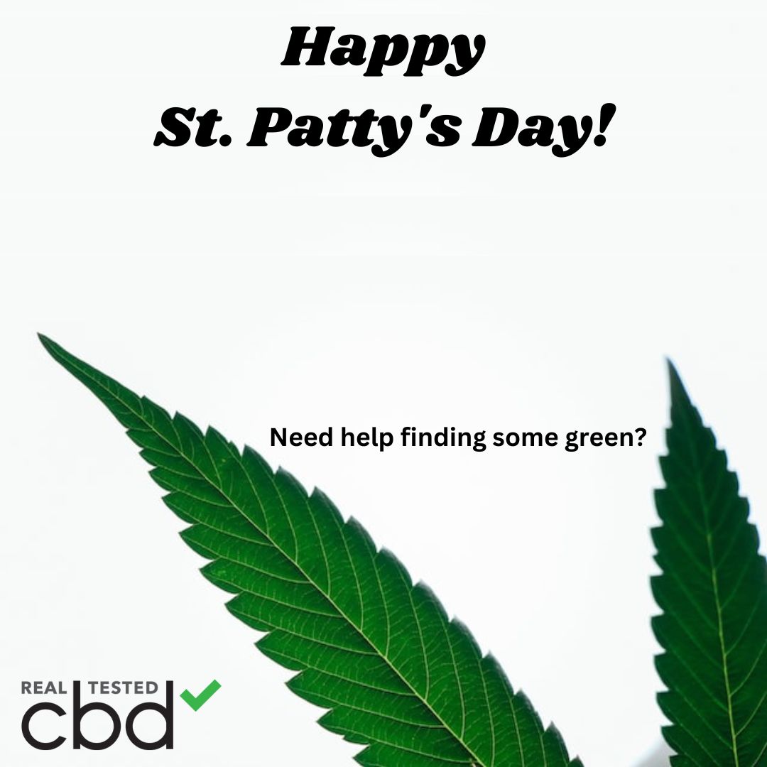 RealTestedCBD's tweet photo. Need some green for St. Patty's Day? Visit https://t.co/t14K6jRueE to find nonbiased reviews and third party lab test results for all of today's top CBD products! #HappyStPattysDay #CBDproducts #CBDreviews #LabTestedCBD #RealTestedCBD #CBDTesting #CBDTestResults https://t.co/4JxOxp2AIX