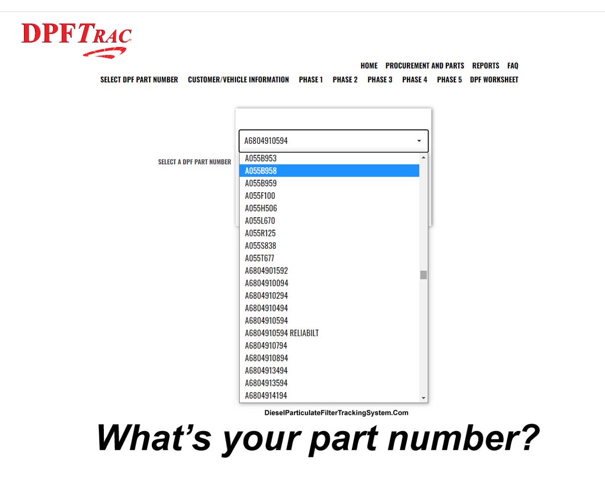 dpftrac's tweet photo. What's your #DPF part number? DPFTRAC has hundreds of DPF part numbers and accompanying pressure ranges and filter dimensions. All of these are vital data points that DPFTRAC use to clean your DPF filters - right, every time. https://t.co/ysxZwcSrGN #FSX #SootSucker #TrapBlaster https://t.co/JfFvDI2jjR