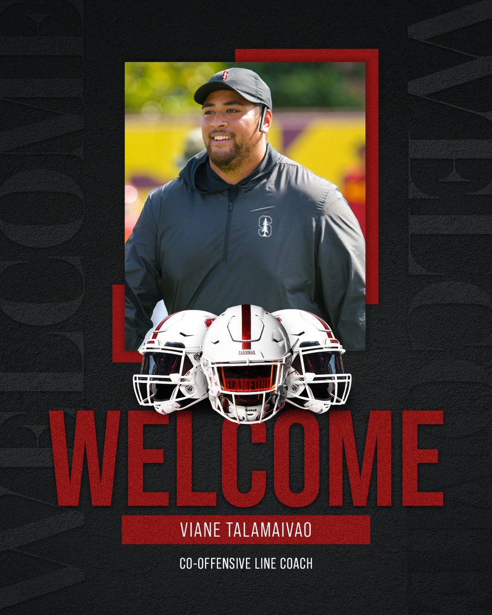 Excited to welcome our new Co-Offensive Line Coaches, <a href="/AlNetter/">Coach Al Netter</a> &amp; <a href="/CoachViane/">Viane Talamaivao</a>!

🗞 » stanford.io/3Fw6NMq

#GoStanford