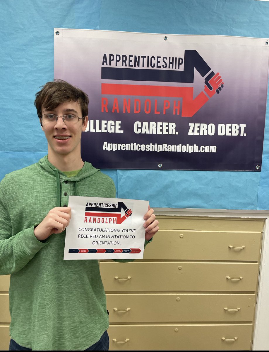 Apprenticeship Randolph tweet media