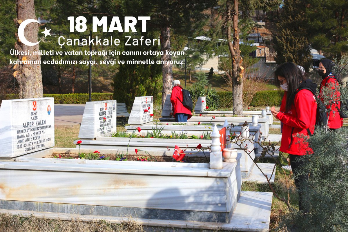 DamlaVolunteers's tweet photo. 18 Mart Çanakkale Zaferi'ni büyük bir gurur ve saygıyla anıyoruz! 🇹🇷 

Aziz milletimizin topyekûn mücadelesi ile düşmana geçit vermediğimiz Çanakkale Zaferinin 108. yılı kutlu olsun.

Başkomutan Mustafa Kemal Atatürk ve kahraman askerlerimize saygı ve minnetle... https://t.co/vqBl6BPtBD