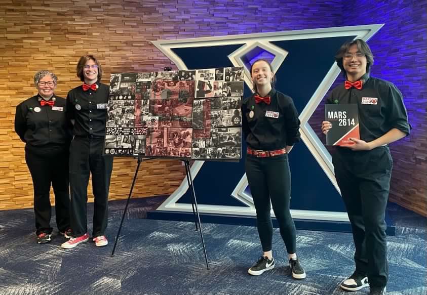 MARS_2614's tweet photo. We’re super charged up for Miami Valley Regional! We hope everyone else is having just as much fun and we wish every team the best of luck! #martiansmakingadifference #omgrobots #MiamiValleyRegional #frcteam #stemsquad #robots #westvirginia https://t.co/AoEuUQ1p9I