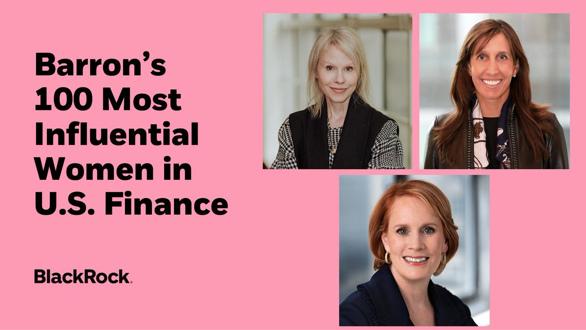 Congrats to Anne Ackerley, Carolyn Weinberg & Samara Cohen for being named as one of Barron’s 100 Most Influential Women in U.S. Finance, which honors women who have positions of prominence in the financial services industry. #BarronsInfluentialWomen #WHM 1blk.co/3JQkBnL
