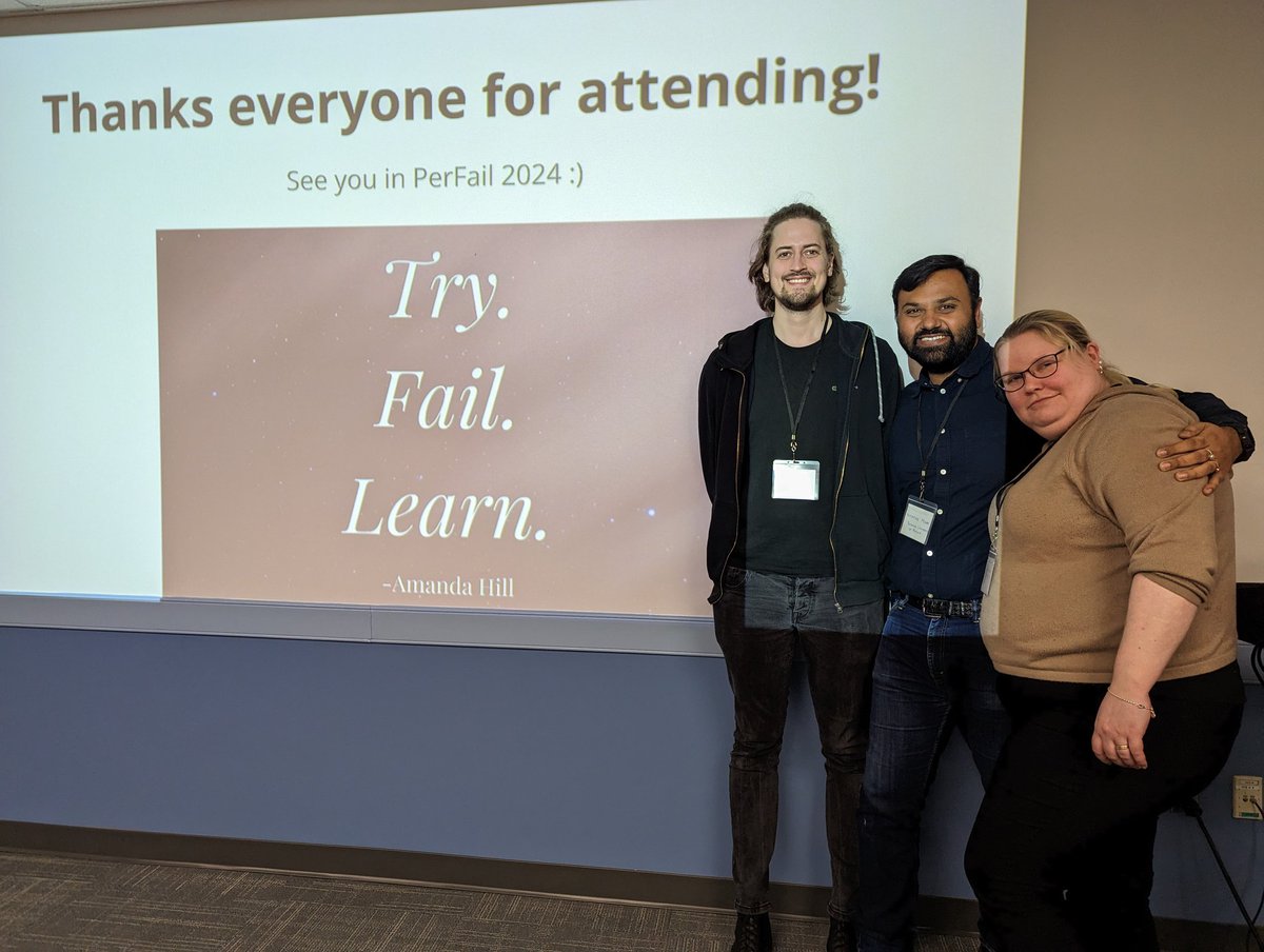 nitinder_mohan's tweet image. #PerFail2023 was a huge success (contrary to the theme)! It was great to receive positive feedback all around from the attendees. Wouldn&apos;t have been possible without our amazing PC, keynote speaker, panelists and authors!
See you in #PerFail2024
@si_ferlin @TanyaShreedhar @sznby