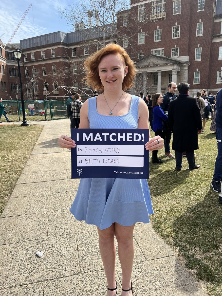 CallieGinapp's tweet photo. So excited to have matched at Beth Israel in psychiatry!! #Match2023 https://t.co/fhjAZkZsJY