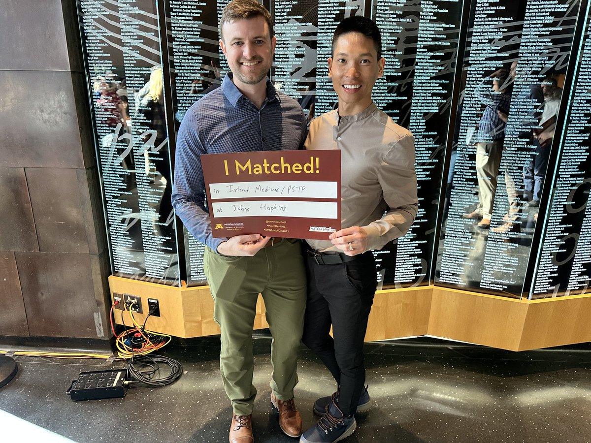 Beyond thrilled to have matched in IM @OslerResidency in the Physician Scientist Pathway! And glad to have locked things down with my now *husband* this past weekend. Best week ever. #doubledocs