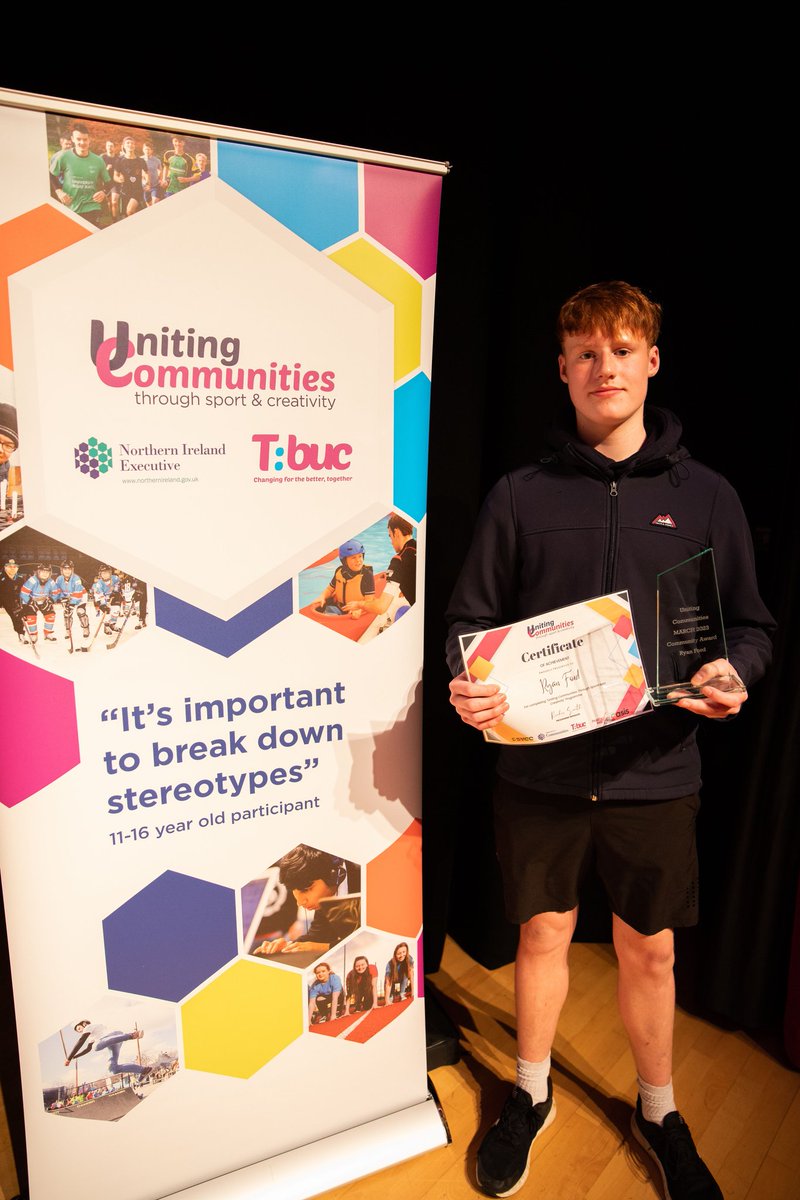 ss_ycc's tweet photo. The positive energy and potential in the room last night at @abcb_council Craigavon Civic Centre was tangible at the @CommunitiesNI #UnitingCommunities Celebration event. Thank you to everyone for a fantastic night #tbuc https://t.co/YlBOZTXb4M