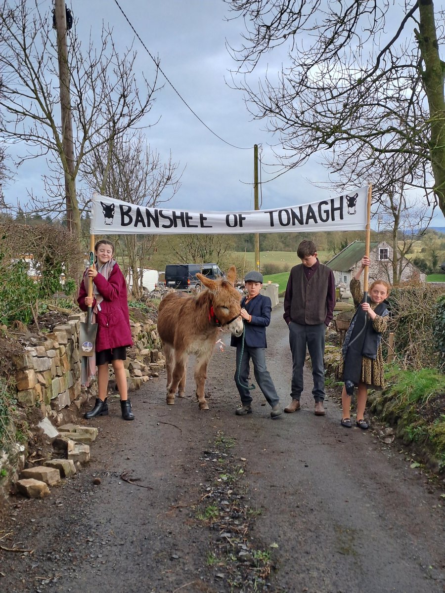 The prequel to the #BansheesOfInisherin joined the Mountnugent #StPatrickDay parade. No donkeys were harmed in this production 😉
#StPatricksDay2023
