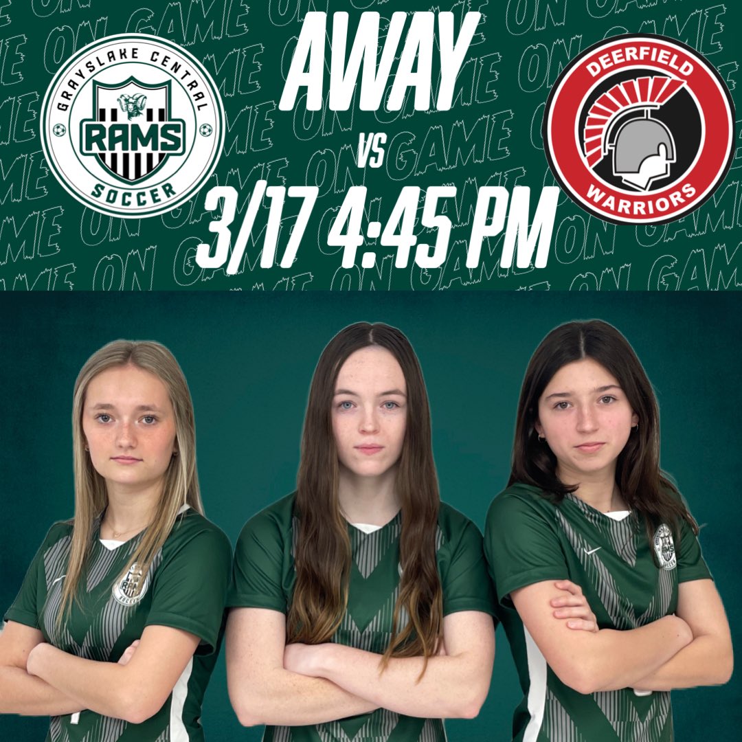 GCHSOCCER (@gchsoccer1) on Twitter photo Game day
β½οΈ All levels taking on Deerfield Away
Varsity 7:00 @ Deerfield Stadium Field
π 4:45 PM
LETβS GOOOOO!!! #ramily
<a href="/GoGCHSRams/">GCHS Athletics</a> <a href="/Grayslake_Rams/">Grayslake Central</a> <a href="/ganggreen2023/">Gang Green</a>
<a href="/gchsgirlsfutbol/">GCHS Girls Soccer</a> <a href="/GCHSRamsBooster/">Rams Boosters</a> <a href="/GCHSRamsMedia/">Rams Media Official</a> <a href="/GCBreakingNews/">GCHS Breaking News</a>
<a href="/ChilandSoccer/">Chicagoland Soccer</a> Game day
β½οΈ All levels taking on Deerfield Away
Varsity 7:00 @ Deerfield Stadium Field
π 4:45 PM
LETβS GOOOOO!!! #ramily
<a href="/GoGCHSRams/">GCHS Athletics</a> <a href="/Grayslake_Rams/">Grayslake Central</a> <a href="/ganggreen2023/">Gang Green</a>
<a href="/gchsgirlsfutbol/">GCHS Girls Soccer</a> <a href="/GCHSRamsBooster/">Rams Boosters</a> <a href="/GCHSRamsMedia/">Rams Media Official</a> <a href="/GCBreakingNews/">GCHS Breaking News</a>
<a href="/ChilandSoccer/">Chicagoland Soccer</a>