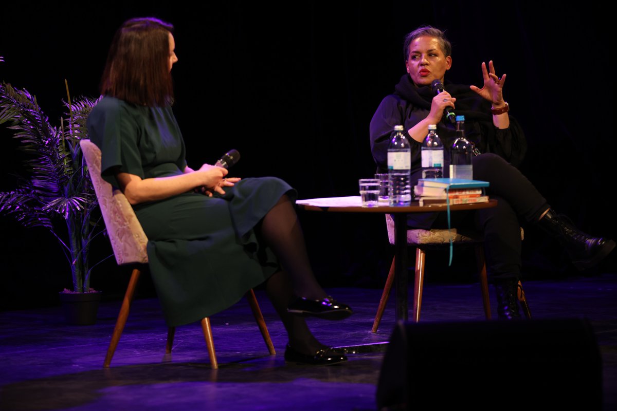 LitBritish's tweet photo. Live now!
Kit de Waal @KitdeWaal discussing her memoir Without Warning & Only Sometimes, with Sinead Russell, our Director Literature, in Berlin at #BritLit23
Watch online
https://t.co/yPK141ax8X @deBritish @BritishArts https://t.co/0LyxgaU3gQ