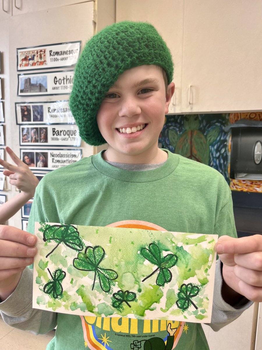 Happy St. Patty’s Day ⁦<a href="/datersocial/">DATER ELEMENTARY SCHOOL</a>⁩ 🍀🍀