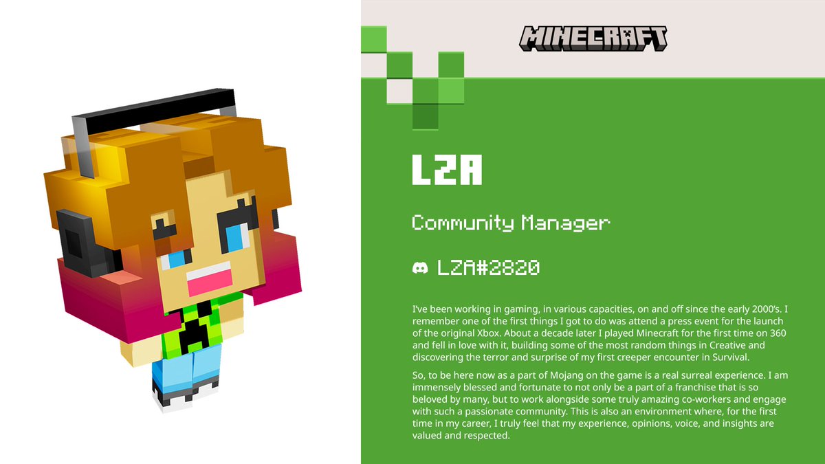 Minecraft tweet media