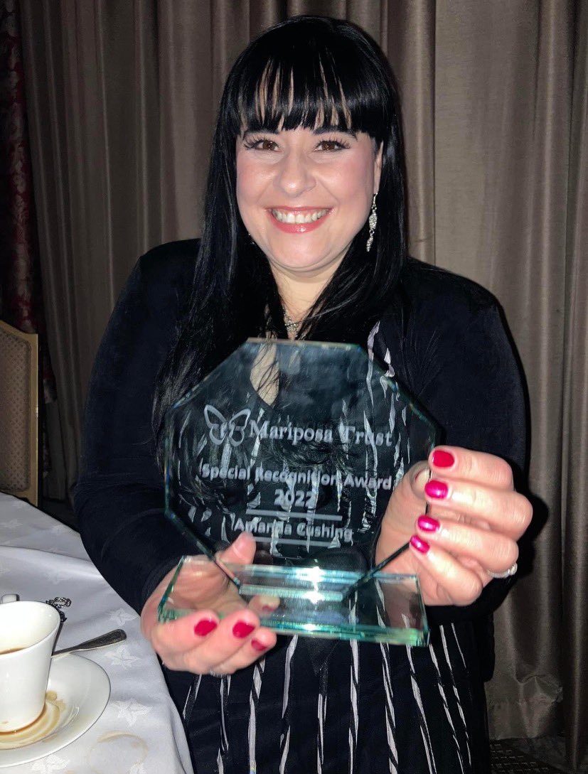 Congratulations to Amanda Cushing Lead Midwife for Bereavement Services @ Southend Maternity for receiving a Mariposa Special Recognition Award for going ‘above &amp; beyond’ in caring for bereaved families 👶🏻🦋 <a href="/debbie50308613/">Debs Goldsmith, Director of Midwifery MSE</a> <a href="/sanjaya_kalkur/">Sanjaya Kalkur</a> <a href="/WENDYMATTHEWS8/">Wendy Matthews OBE</a> <a href="/yblucher/">yvonne blucher</a> <a href="/MSEHospitals/">Mid and South Essex NHS Foundation Trust</a>
