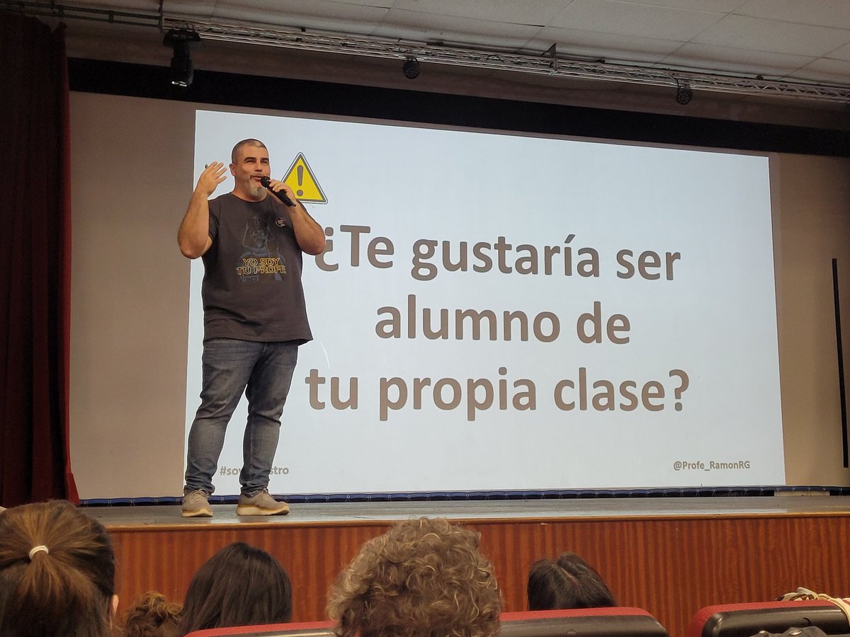 ¡Empezamos de la mejor forma! Con Profe Ramón. #IMPARABLES_EABE23  #soymaestro