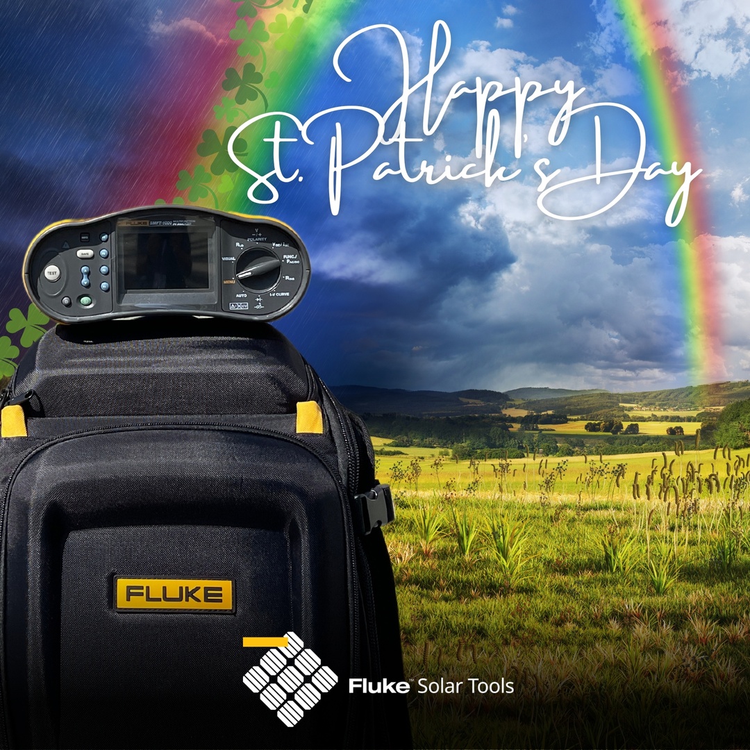 FlukeCorp's tweet photo. Which #solartool would be at the end of your rainbow? 🌈
For us, it's the new SMFT-1000! 🙌
This all-in-one test solution designed for #solar professionals provides an exceptional user experience.
Get more testing done in the field - in less time.
➡️ https://t.co/V2RfT76sGn https://t.co/mrvhkSKGyU