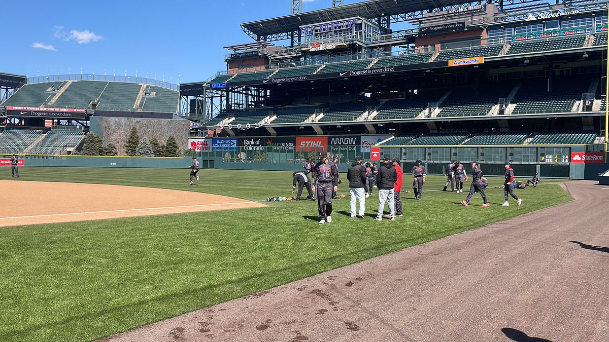 A little bus trouble but it’s almost game time!