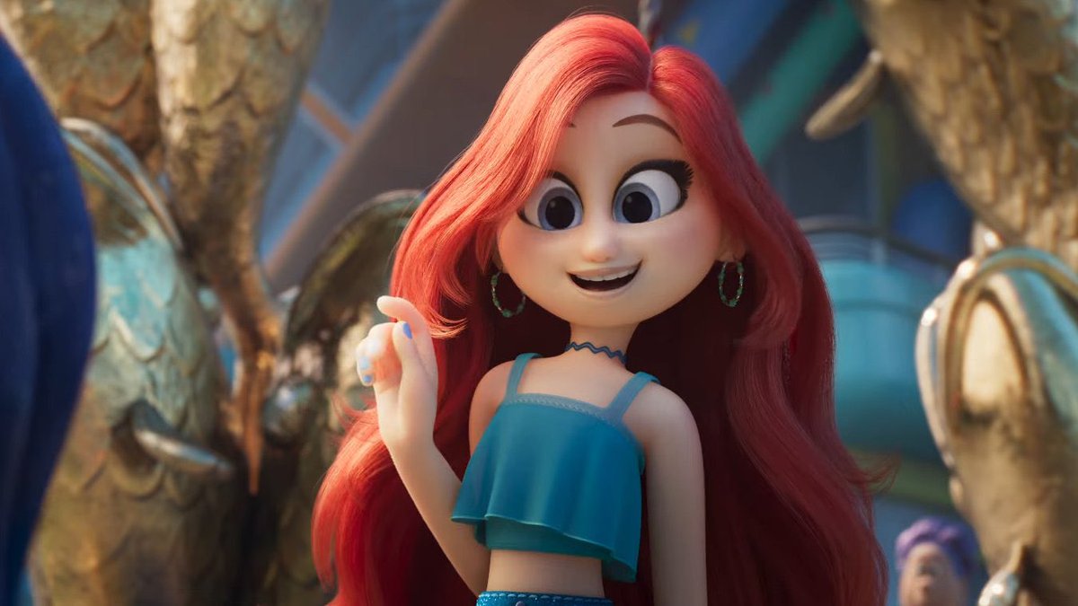 DynamoSuperX's tweet photo. I love it when dreamworks makes fun of disney.

they literally gave ariel a villian arc. https://t.co/bDFPHq4ycE