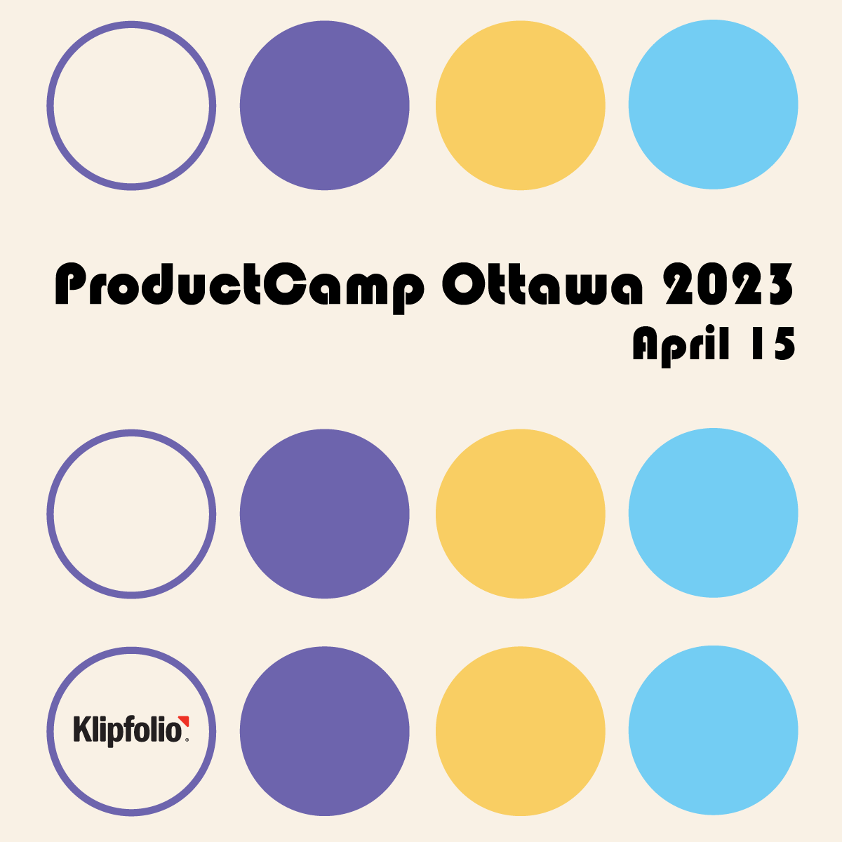 The early bird is waiting with great pricing for ProductCamp Ottawa 2023! Don't forget to register and - if you want - submit your session topic. 
events.com/r/en_US/regist…

<a href="/klipfolio/">Klipfolio</a> <a href="/CREA_ACI/">CREA | ACI</a> <a href="/VanillaSoft/">VanillaSoft</a> <a href="/PetersNewJobs/">Peter's New Jobs</a> 
#productcampottawa #productcamp #ottawa