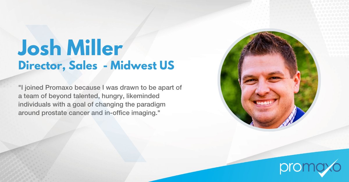 promaxo's tweet photo. Have you met #promaxo's Sales Director for the Midwest, Josh Miller? He brings 12+ yrs of experience in #MedDev, specifically around start-up/disruptive technologies and launching them from ground zero.

We're privileged to have Josh on our #salesteam

#teamworkmakesthedreamwork https://t.co/n9fTNmFDyC