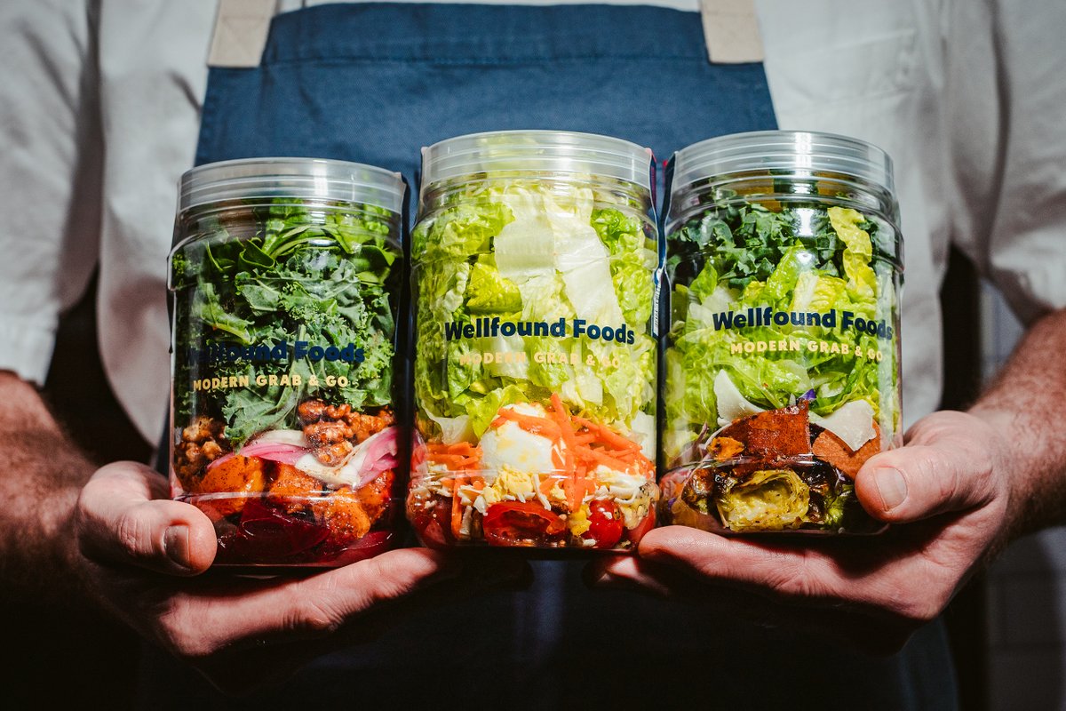 eatwellfound's tweet photo. Get your green on this St. Patrick's Day with one of our delicious salads! 🍀🥗 Who says you have to eat corned beef and cabbage to celebrate? #EatWellfound https://t.co/jpyHW3Jdzd