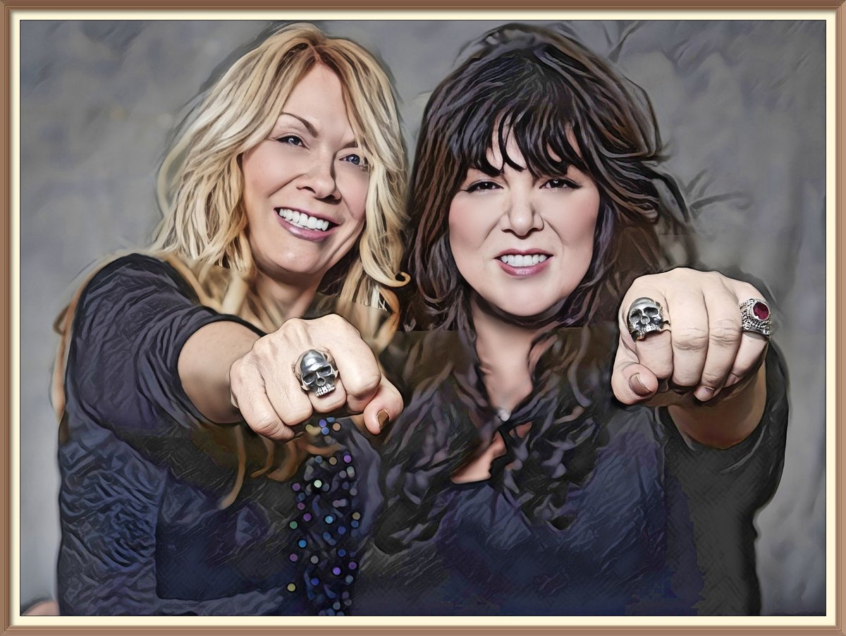 @SagED_UP The Wilson Sisters @AnnWilson and @NancyWilson from Heart. ❤️