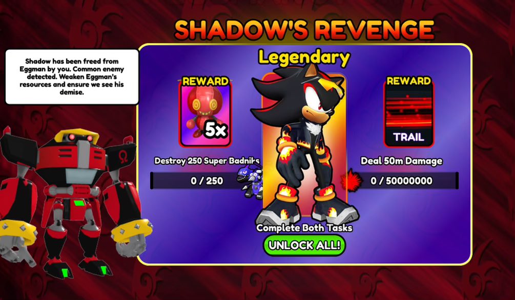 Shadow LEAKED in Sonic Speed Simulator?! (Roblox) 