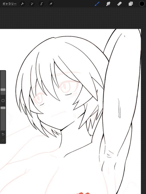 最近、線画用のペンで完全にザラつきの無いペンと、普段使いしてるペンのザラつき少し抑えたペンのいずれか使ってるけど、後者の方が使いやすい。 