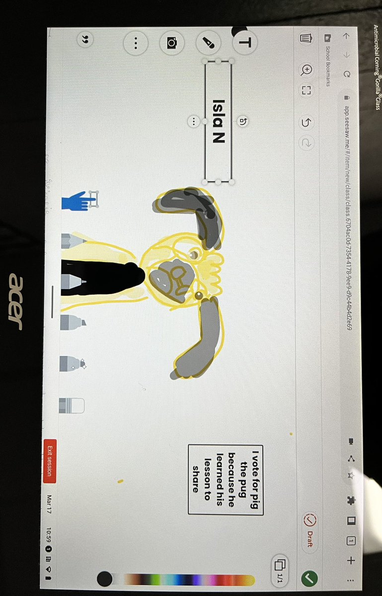 Our class was learning how to vote for our favorite Elite 8 characters.  After spring break, we hope you will join us!  More information to come soon!  <a href="/HeritageECS/">Heritage Early Childhood School</a> #WEareLakota #HECSmagic