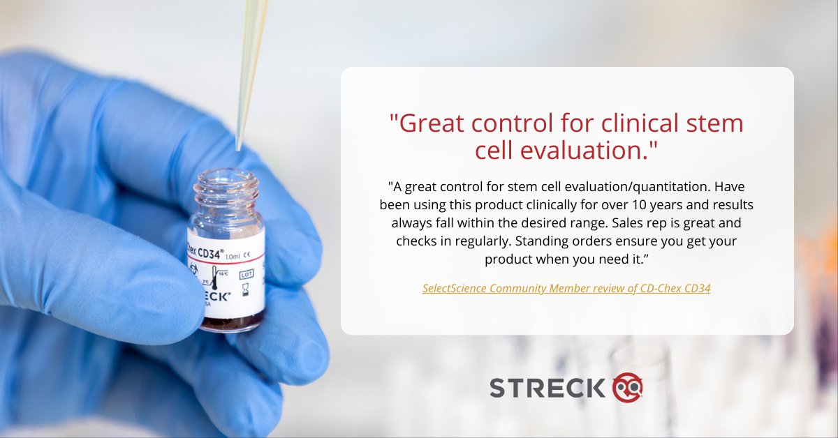 StreckLLC's tweet image. Streck's portfolio of flow controls provides expansive coverage for your lab's #QualityControl needs.
#FlowCytometryControls #ClinicalFlowCytometry #markers #FlowCytometry #stabilization